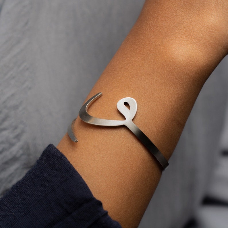 Gold Initial Bracelet - Set of 2 Bracelets