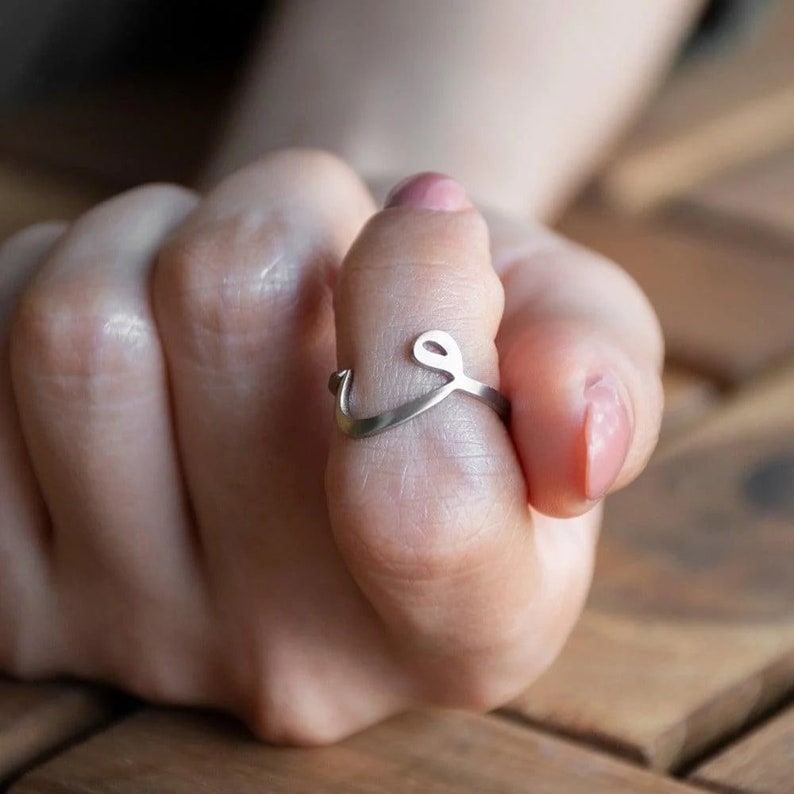Arabic Initial Rings ( Set of 3 Rings)