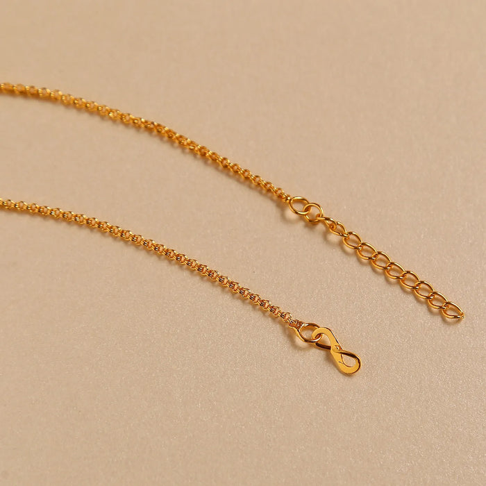 18k Gold Plated Double Name Necklace Article 1