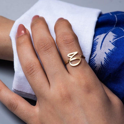 Arabic Initial Rings ( Set of 3 Rings)