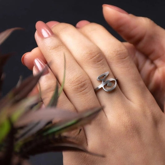 Arabic Initial Rings ( Set of 3 Rings)