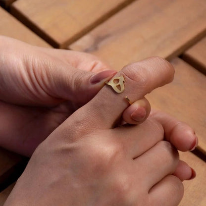 Arabic Initial Rings ( Set of 3 Rings)