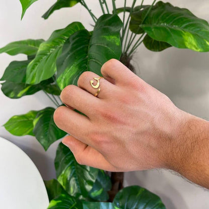 Arabic Initial Rings ( Set of 3 Rings)
