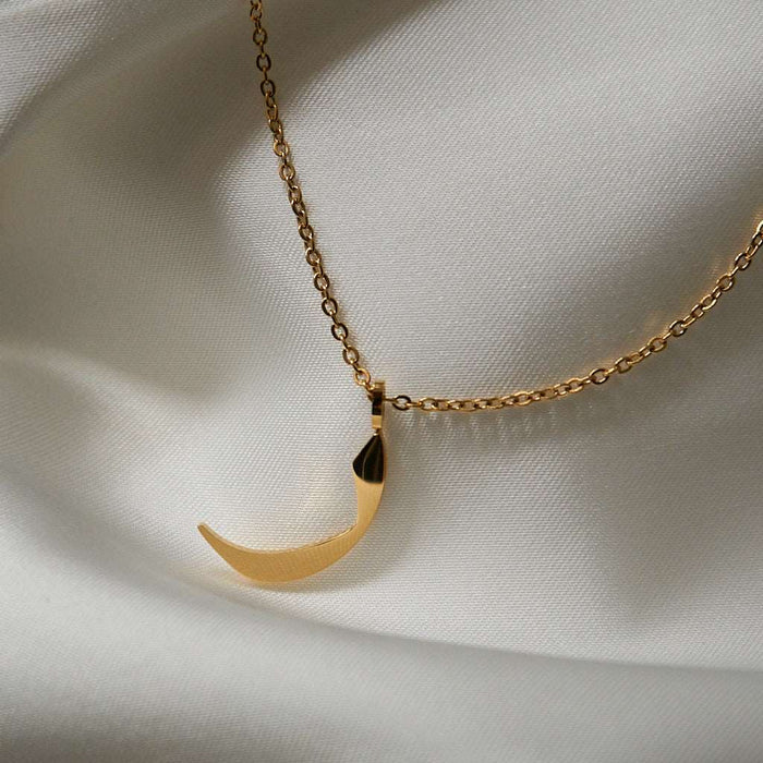 Gold Initial Necklaces (Set of 3 Necklaces with chains)