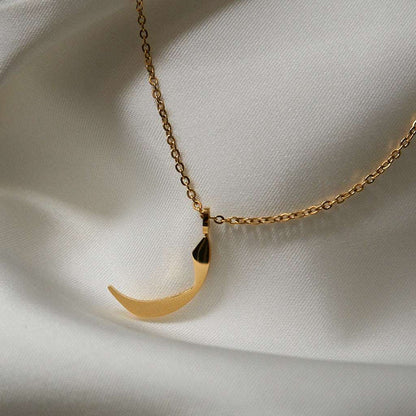 Gold Initial Necklaces (Set of 3 Necklaces with chains)