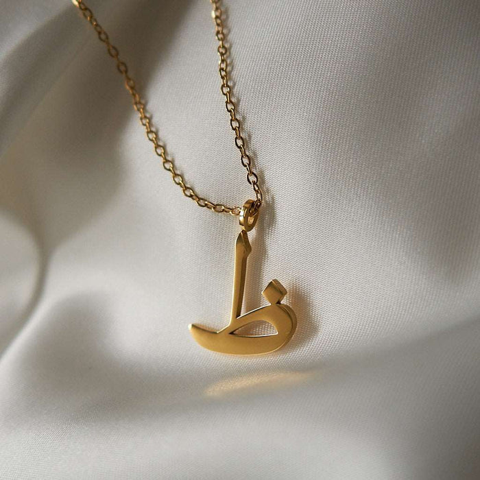 Gold Initial Necklaces (Set of 3 Necklaces with chains)